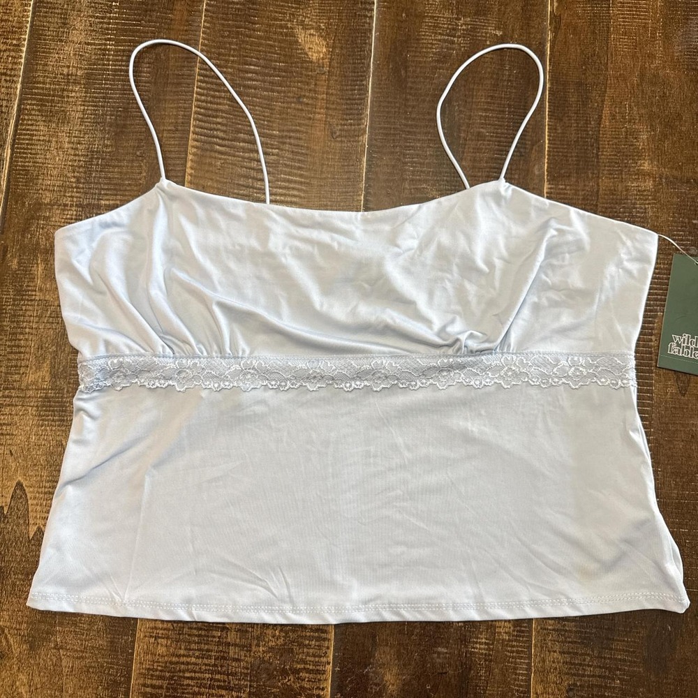 Wild Fable Women's Lace Trim Spaghetti Strap Cami Tank Top